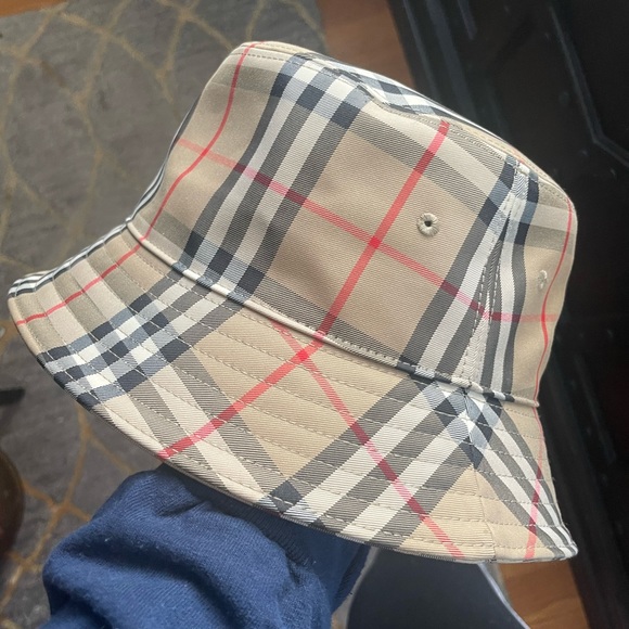 Burberry Heavy Check Panel 2 Bucket Hat - Picture 3 of 6